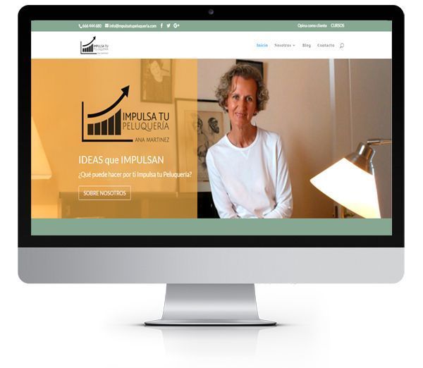 Diseño WordPress «Impulsa tu Peluqueria»
