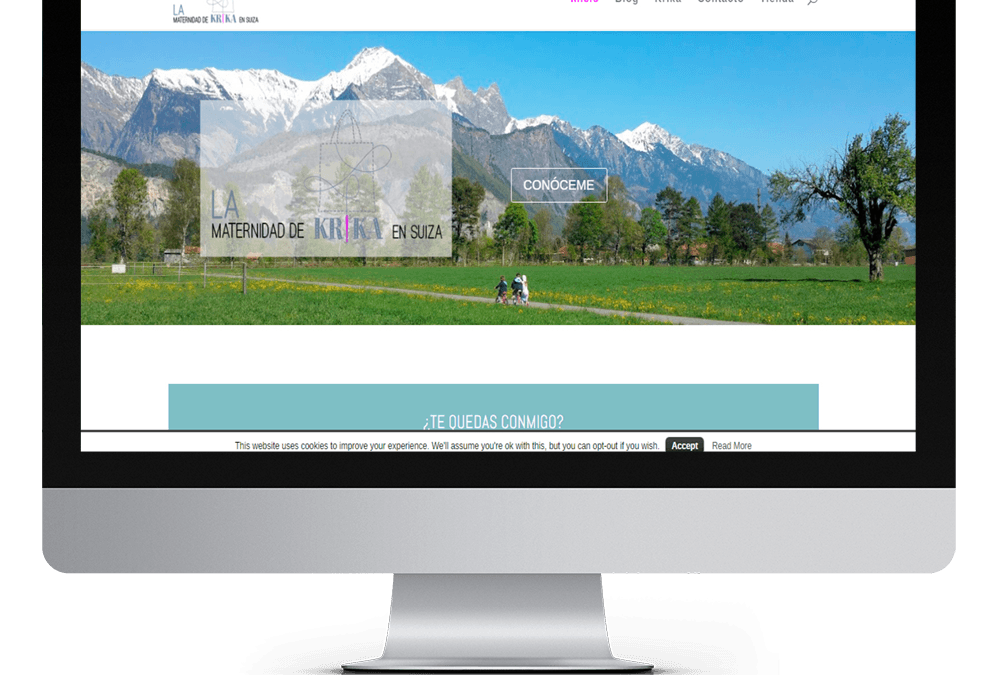 Diseño en WordPress La maternidad de krika en Suiza