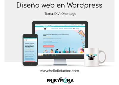 Diseño web wordpress «hellotictactoe.com»