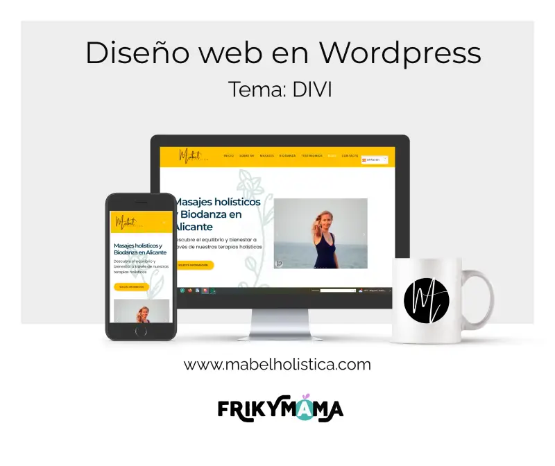 Diseño web wordpress mabel holistica